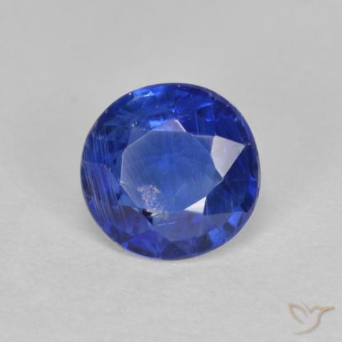 Disthène Bleu foncé naturelle Tour, 0.94 ct, SI-I1