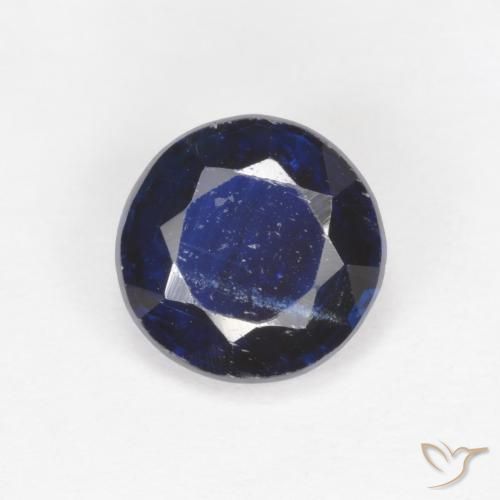1.72ct Naturel Bleu foncé Disthène, Tour, SI-I1