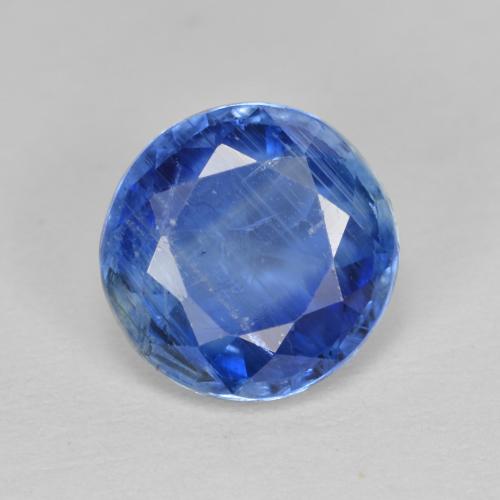 Cyanite bleue naturelle coupe roude, 2,88 ct, SI