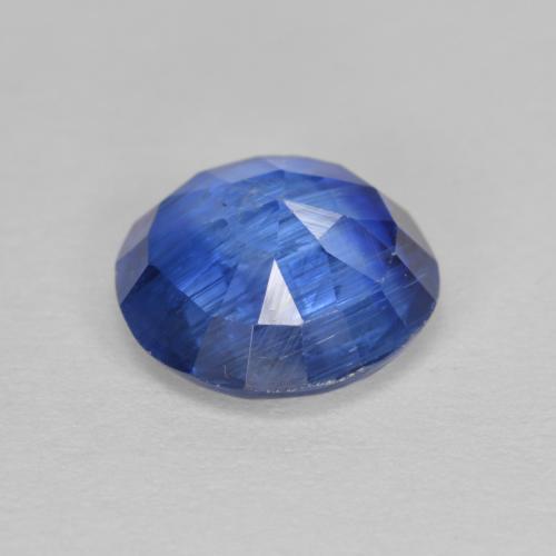 Cyanite bleue naturelle coupe roude, 2,88 ct, SI