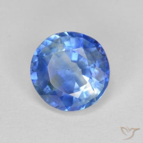 Disthène Bleu marine léger naturelle Tour, 1.53 ct, SI