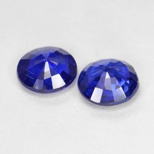 Achetez naturel 1,85ct bleue cyanite gems, coupe roude, en provenance népal chez gemselect. en stock, livraison internationale!