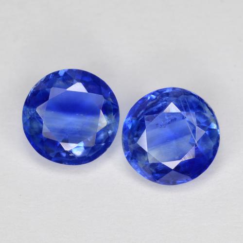 Achetez naturel 2.03ct Bleu intense Disthène gems, Coupe roude, En provenance Népal chez GemSelect. En stock, livraison internationale!