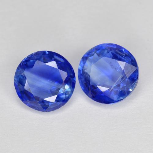 Achetez naturel 2.03ct Bleu intense Disthène gems, Coupe roude, En provenance Népal chez GemSelect. En stock, livraison internationale!
