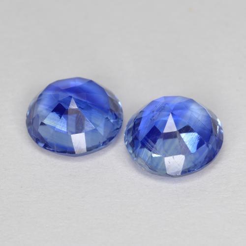 Achetez naturel 2.03ct Bleu intense Disthène gems, Coupe roude, En provenance Népal chez GemSelect. En stock, livraison internationale!