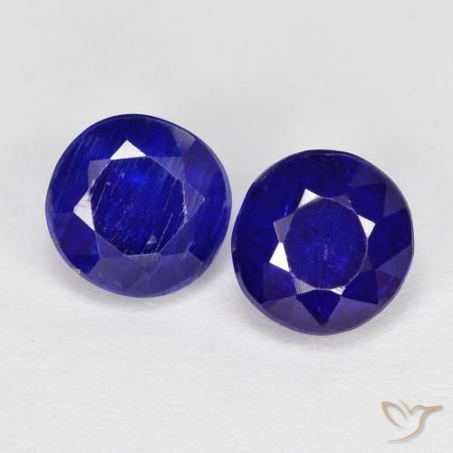 Achetez naturel 2,55ct bleue cyanite gems, coupe roude, en provenance népal chez gemselect. en stock, livraison internationale!