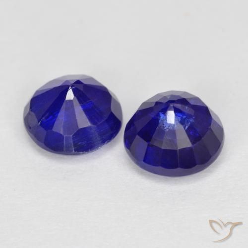 Achetez naturel 2,55ct bleue cyanite gems, coupe roude, en provenance népal chez gemselect. en stock, livraison internationale!