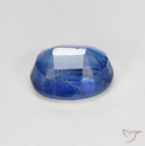 Disthène Bleu foncé naturelle ovale, 2.07 ct, SI