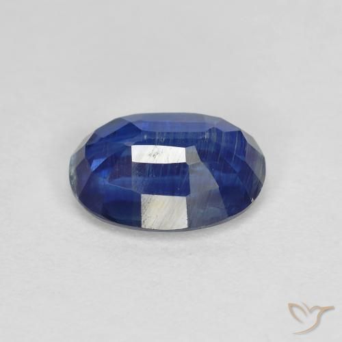 Disthène Bleu marine naturelle ovale, 1.55 ct, SI