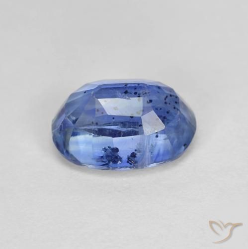 Disthène Bleu foncé naturelle ovale, 1.92 ct, SI