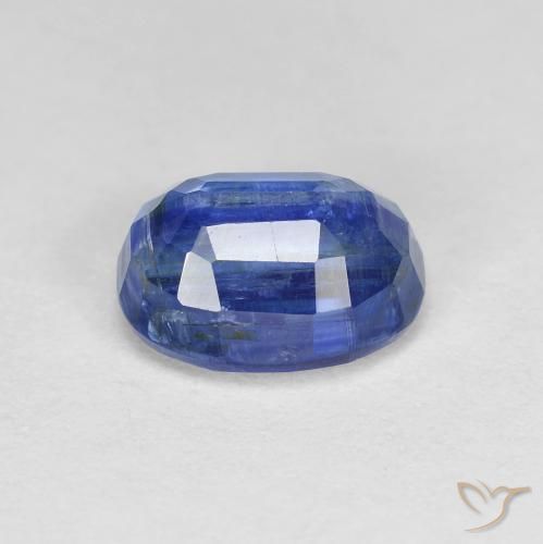 Disthène Bleu foncé naturelle ovale, 2.02 ct, SI