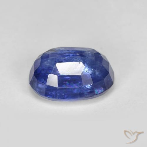 Disthène Bleu marine intense naturelle ovale, 2.06 ct, SI
