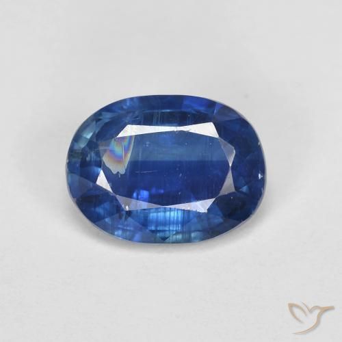 Disthène Bleu marine naturelle Coupe ovale, 1.59 ct, SI