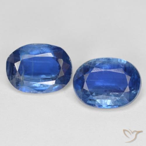 Achetez naturel 2,95ct bleue cyanite gems, coupe ovale, en provenance népal chez gemselect. en stock, livraison internationale!