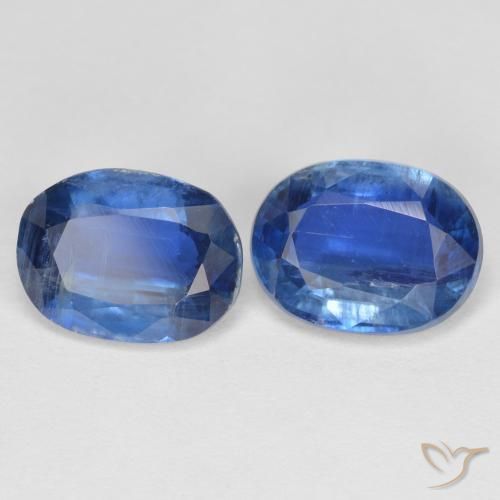 Achetez naturel 2,95ct bleue cyanite gems, coupe ovale, en provenance népal chez gemselect. en stock, livraison internationale!