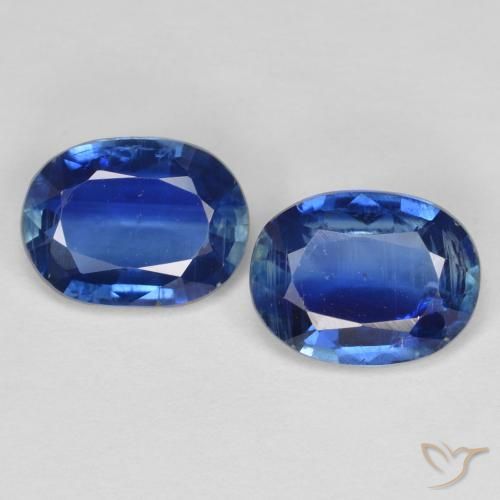 Achetez naturel 2.64ct Bleu foncé Disthène gems, Coupe ovale, En provenance Népal chez GemSelect. En stock, livraison internationale!