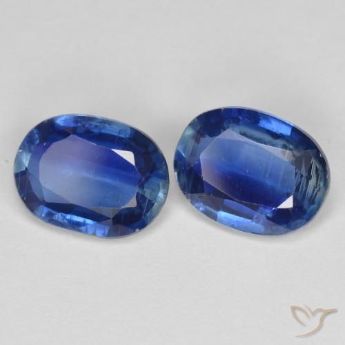 Achetez naturel 2.64ct Bleu foncé Disthène gems, Coupe ovale, En provenance Népal chez GemSelect. En stock, livraison internationale!