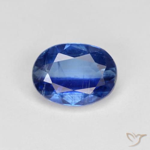 1.76ct Naturel Bleu marine Disthène, ovale, VS-SI