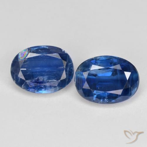 Shop natural 3.43ct Bleu foncé Disthène gems, ovale, from Népal at GemSelect. In stock, global shipping!