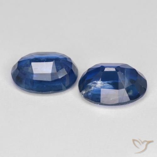 Shop natural 3.43ct Bleu foncé Disthène gems, ovale, from Népal at GemSelect. In stock, global shipping!