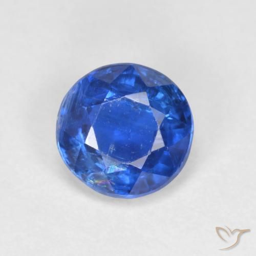 Disthène Bleu égyptien naturelle Tour, 1.07 ct, VS-SI