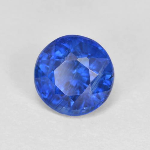 Cyanite bleue naturelle coupe roude, 1,22 ct, VS-SI