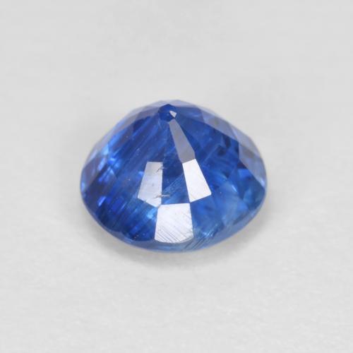Cyanite bleue naturelle coupe roude, 1,22 ct, VS-SI