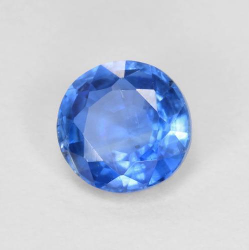 Disthène Bleu marine léger naturelle Coupe roude, 1.10 ct, VS
