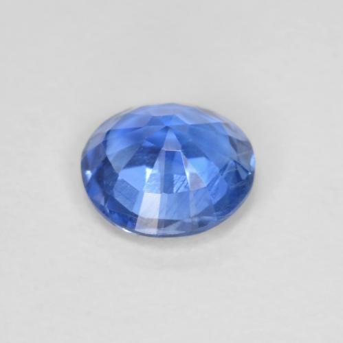 Cyanite bleue naturelle coupe roude, 0,81 ct, VS