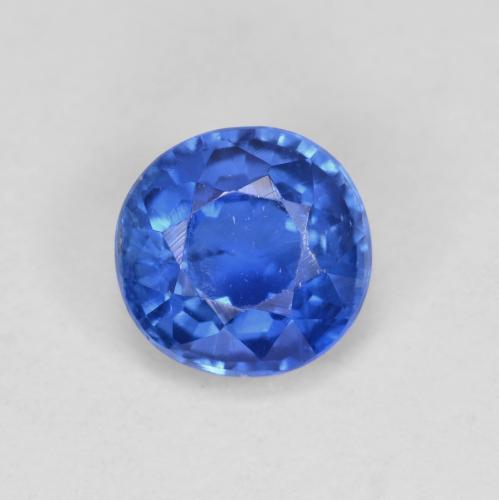Cyanite bleue naturelle coupe roude, 0,99 ct, VS