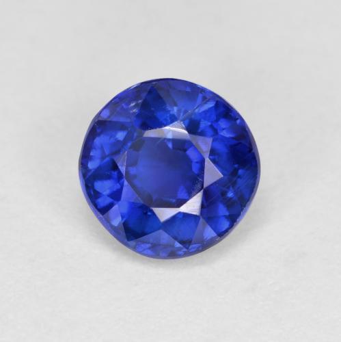 Cyanite bleue naturelle coupe roude, 1,18 ct, VS