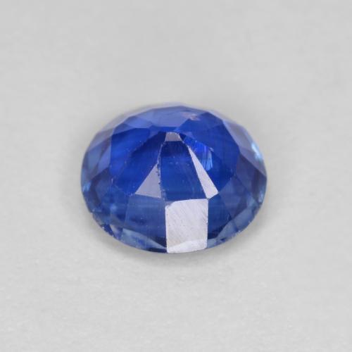 Disthène Bleu foncé naturelle Coupe roude, 1.03 ct, VS-SI