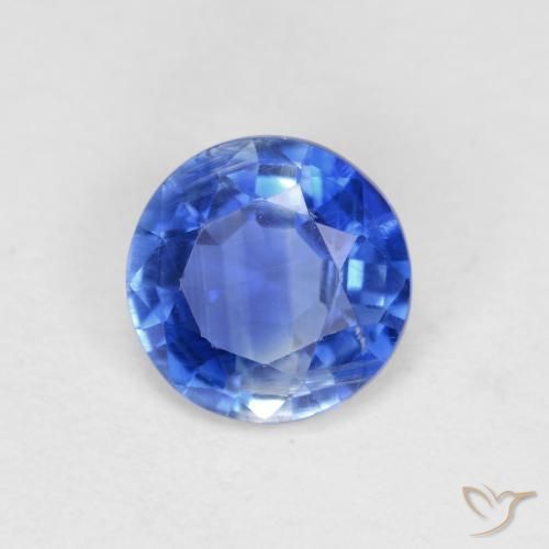 Disthène Bleu marine léger naturelle Tour, 0.92 ct, VS-SI