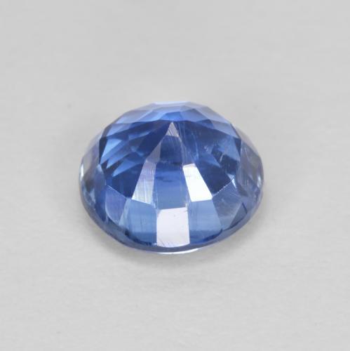 Disthène Bleu marine naturelle Coupe roude, 1.18 ct, VS-SI