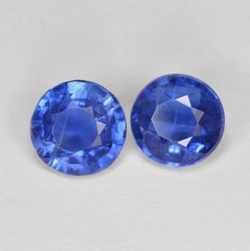 Achetez naturel 1,19ct bleue cyanite gems, coupe roude, en provenance népal chez gemselect. en stock, livraison internationale!