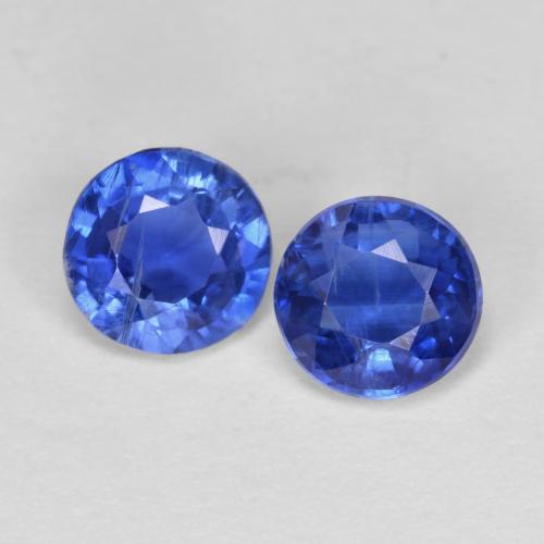 Achetez naturel 1,19ct bleue cyanite gems, coupe roude, en provenance népal chez gemselect. en stock, livraison internationale!