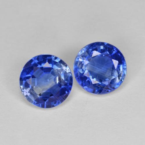Achetez naturel 1,78ct bleue cyanite gems, coupe roude, en provenance népal chez gemselect. en stock, livraison internationale!