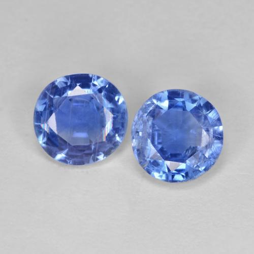 Achetez naturel 1.70ct Bleu azur profond Disthène gems, Coupe roude, En provenance Népal chez GemSelect. En stock, livraison internationale!