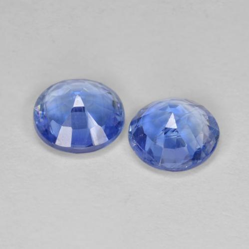 Achetez naturel 1.70ct Bleu azur profond Disthène gems, Coupe roude, En provenance Népal chez GemSelect. En stock, livraison internationale!