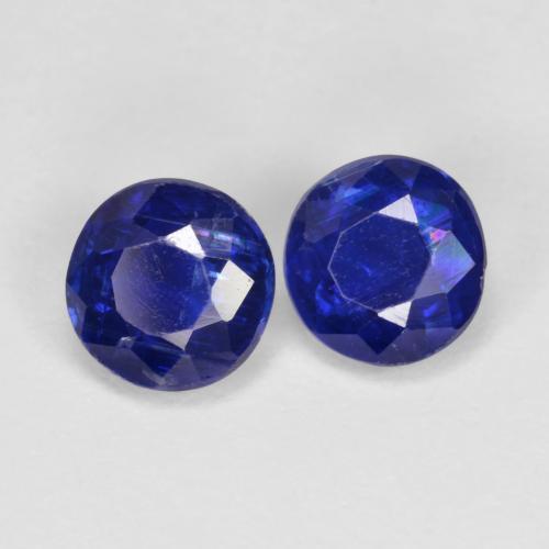 Achetez naturel 1,43ct bleue cyanite gems, coupe roude, en provenance népal chez gemselect. en stock, livraison internationale!