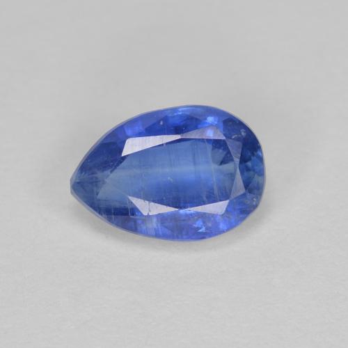 Cyanite bleue naturelle en forme de poire, 0,94 ct, SI