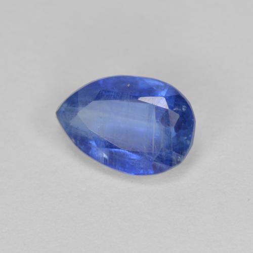Cyanite bleue naturelle en forme de poire, 0,94 ct, SI