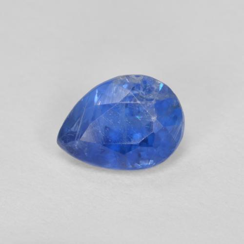 Cyanite bleue naturelle en forme de poire, 0,96 ct, SI