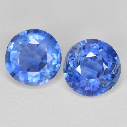 Achetez naturel 1,24ct bleue cyanite gems, coupe roude, en provenance népal chez gemselect. en stock, livraison internationale!