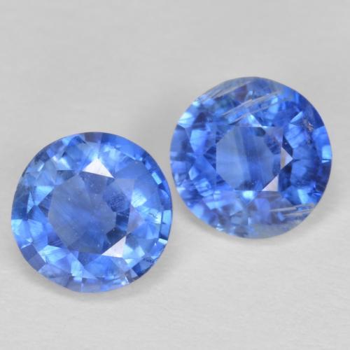 Achetez naturel 1,24ct bleue cyanite gems, coupe roude, en provenance népal chez gemselect. en stock, livraison internationale!