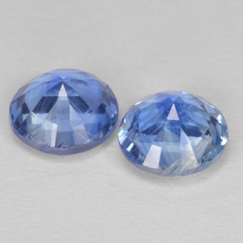 Achetez naturel 1,24ct bleue cyanite gems, coupe roude, en provenance népal chez gemselect. en stock, livraison internationale!