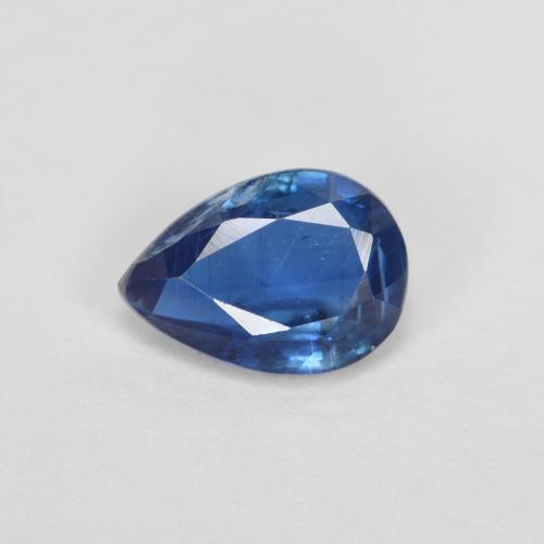 Disthène Bleu marine naturelle En forme de poire, 0.94 ct, SI