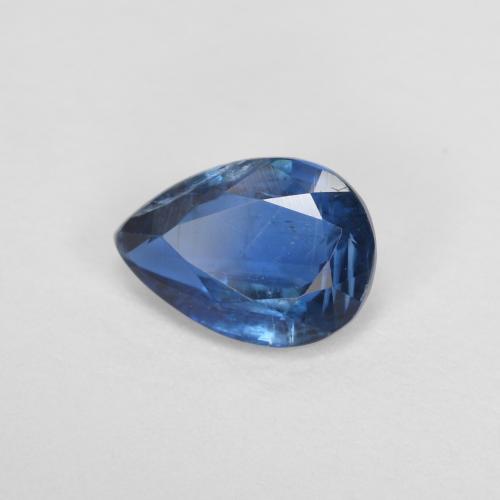 Disthène Bleu marine naturelle En forme de poire, 0.94 ct, SI