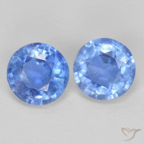 Achetez naturel 1,24ct bleue cyanite gems, coupe roude, en provenance népal chez gemselect. en stock, livraison internationale!