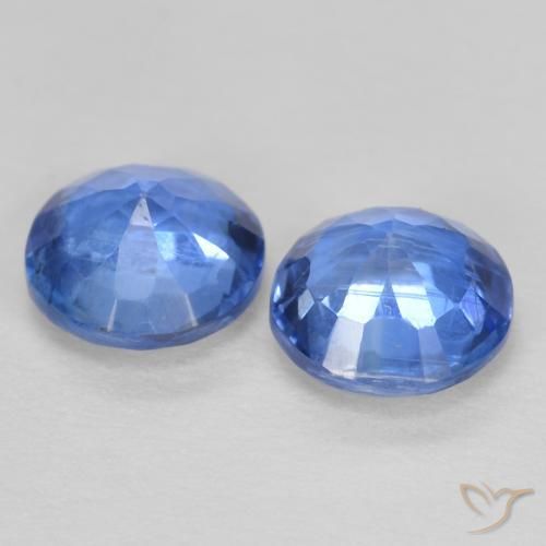 Achetez naturel 1,24ct bleue cyanite gems, coupe roude, en provenance népal chez gemselect. en stock, livraison internationale!